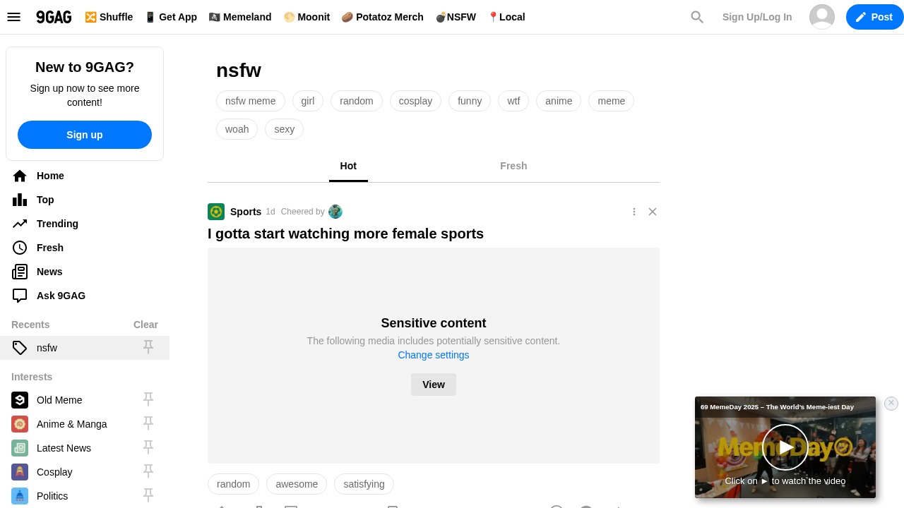9GAG NSFW screenshot