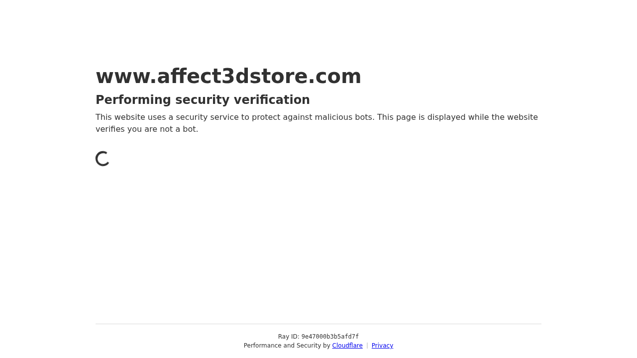 Affect3D Store screenshot
