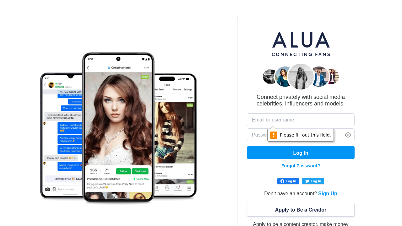 Alua screenshot