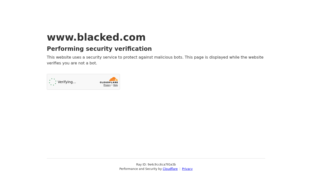 Blacked screenshot