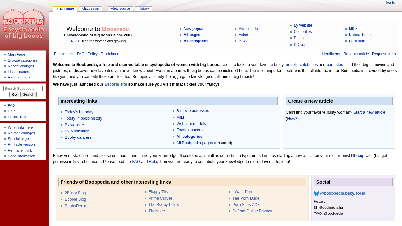 Boobpedia screenshot