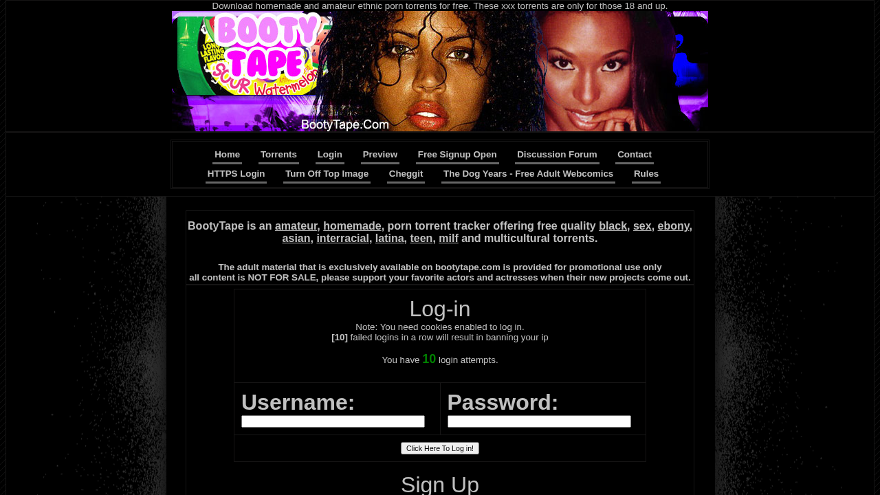 BootyTape screenshot