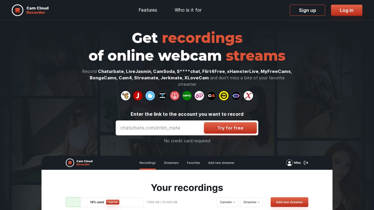 CamCloudRecorder screenshot