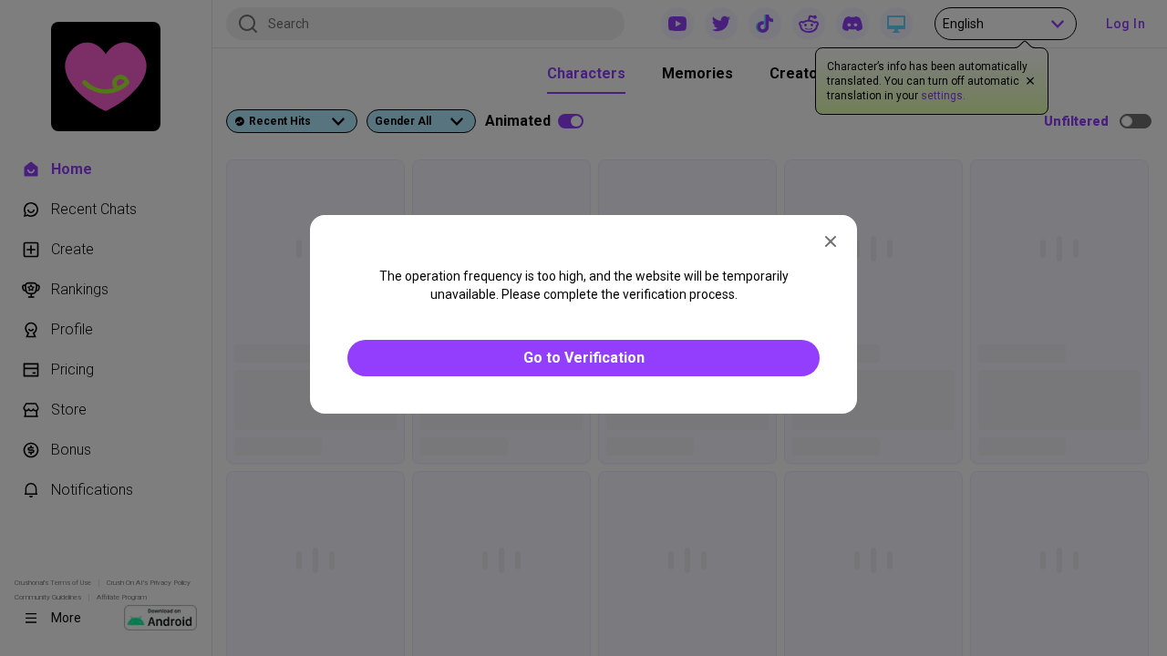 CrushOn AI screenshot