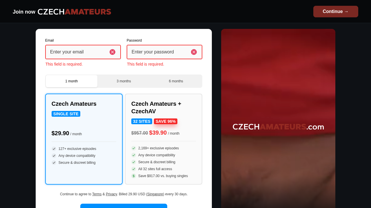 Czech Amateurs screenshot