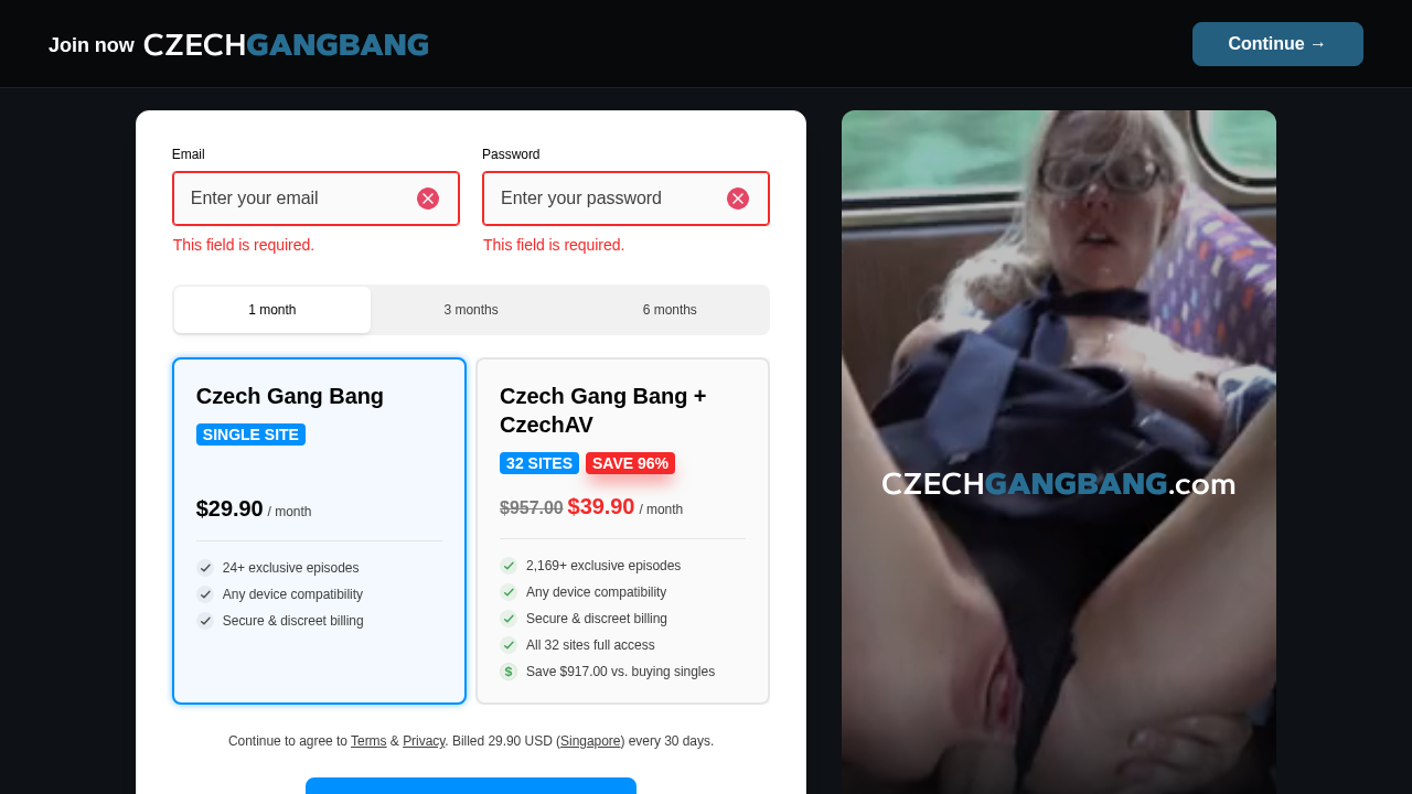 Czech Gangbang screenshot