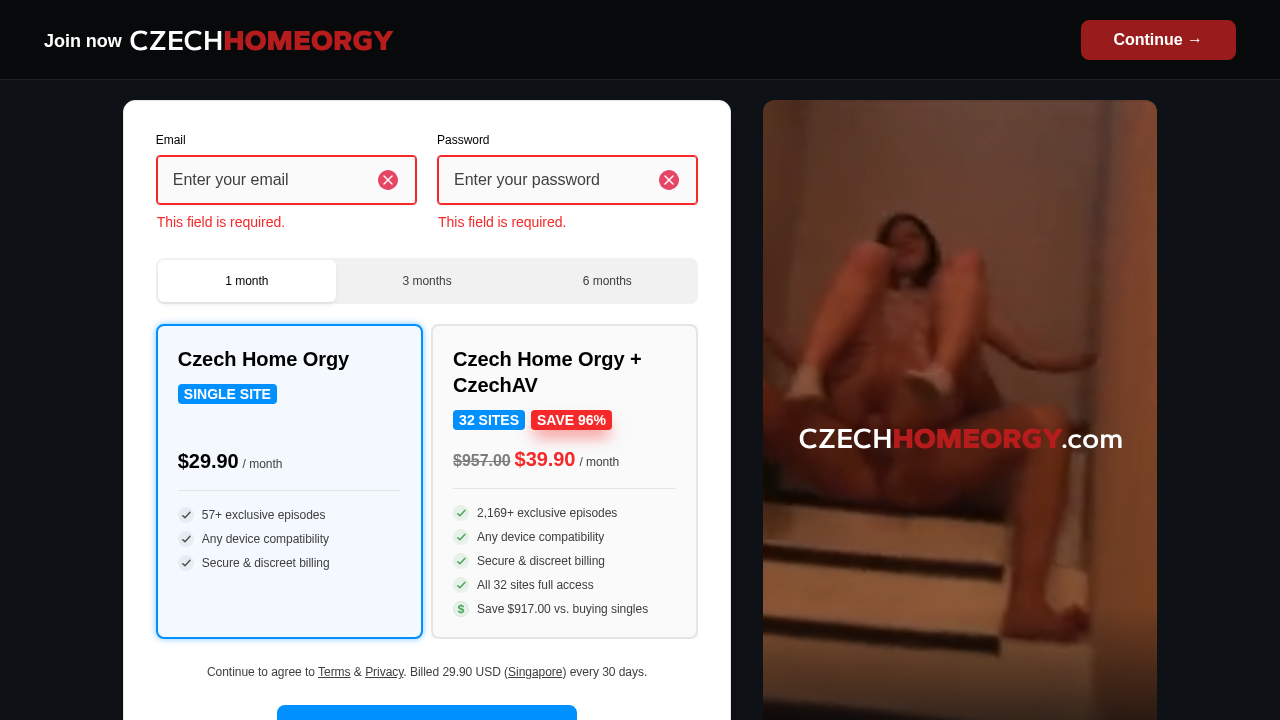 Czech Home Orgy screenshot
