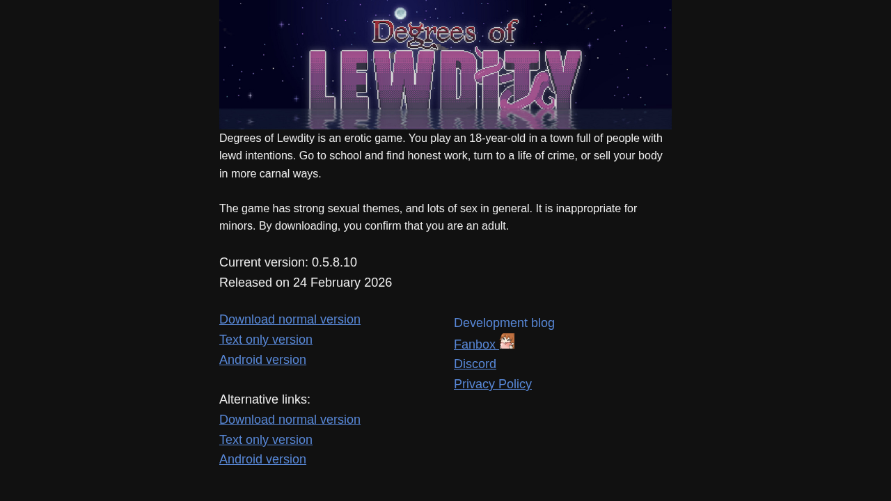 Degrees Of Lewdity screenshot