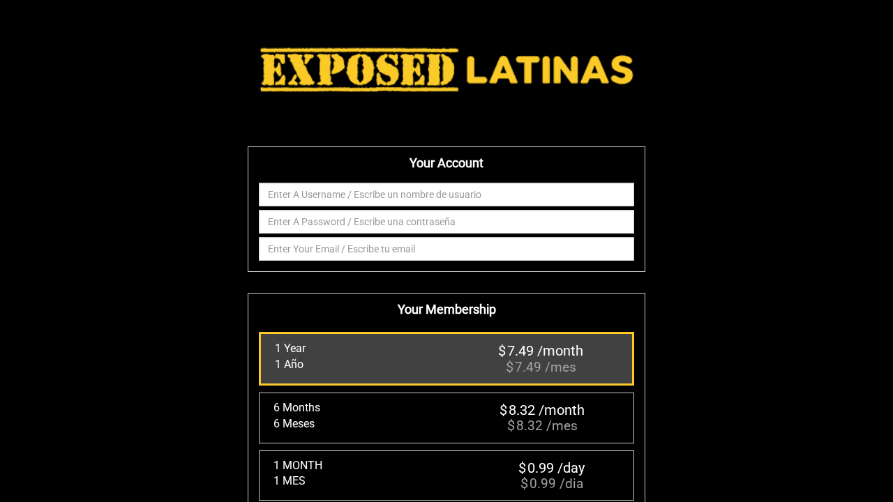 ExposedLatinas screenshot