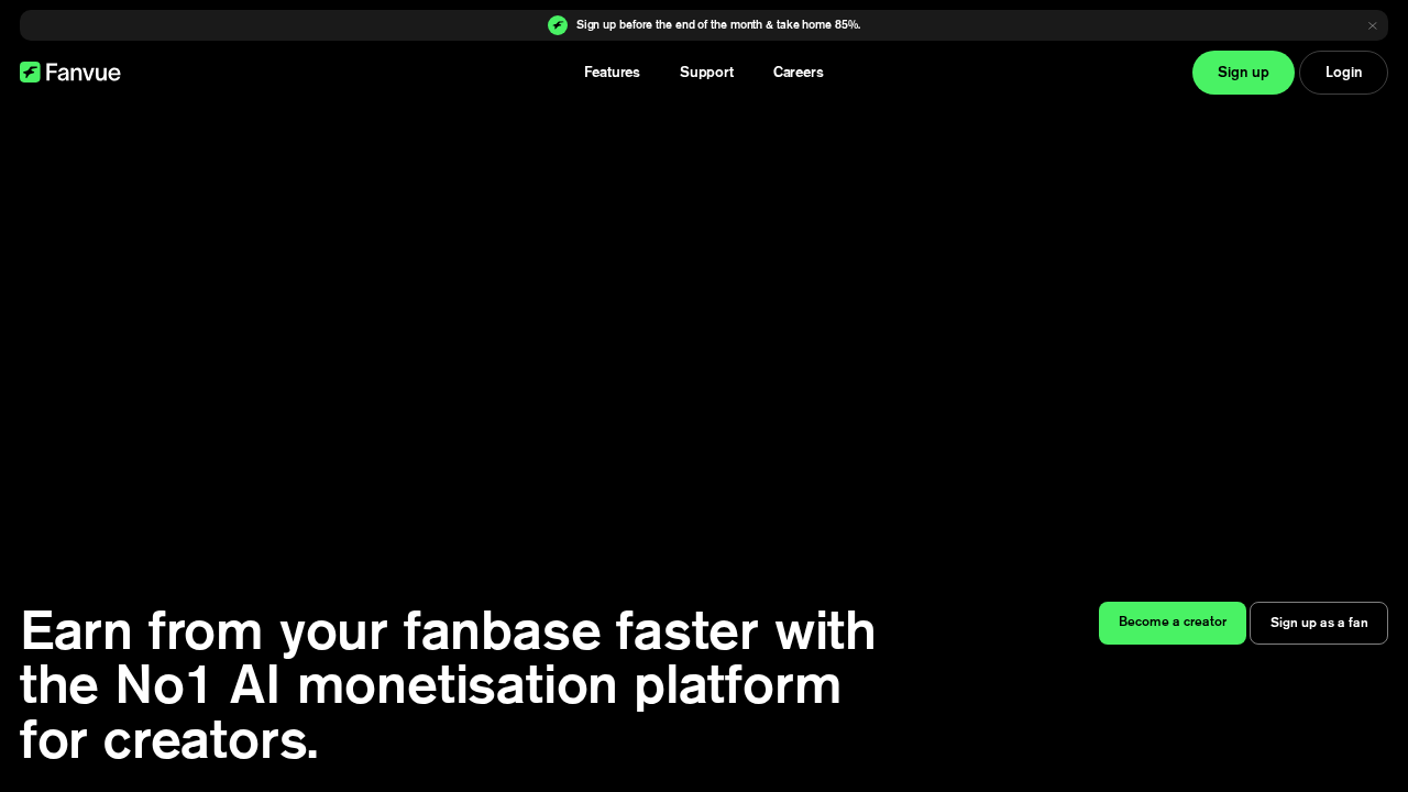 Fanvue screenshot