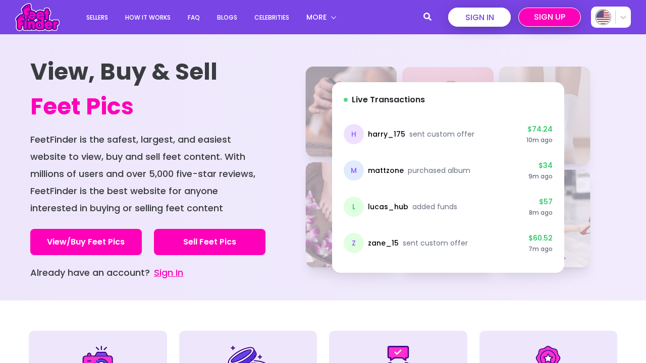 Feet Finder screenshot
