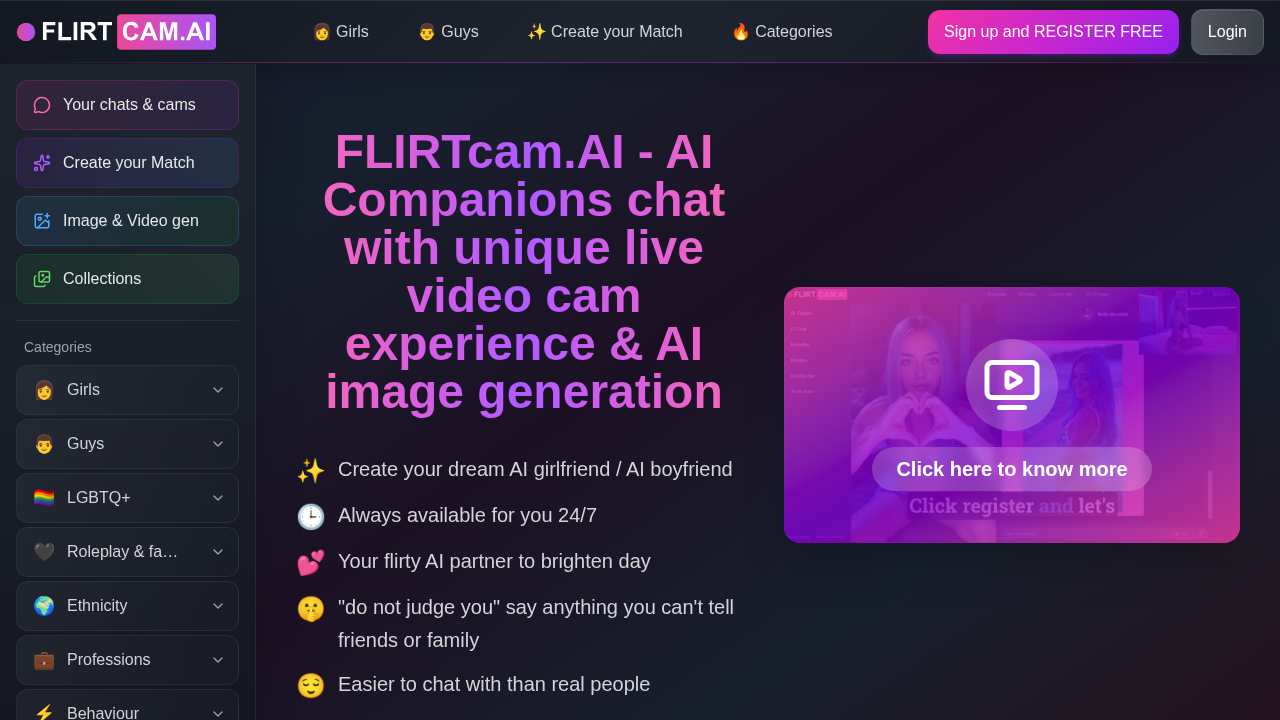 FlirtCam AI screenshot