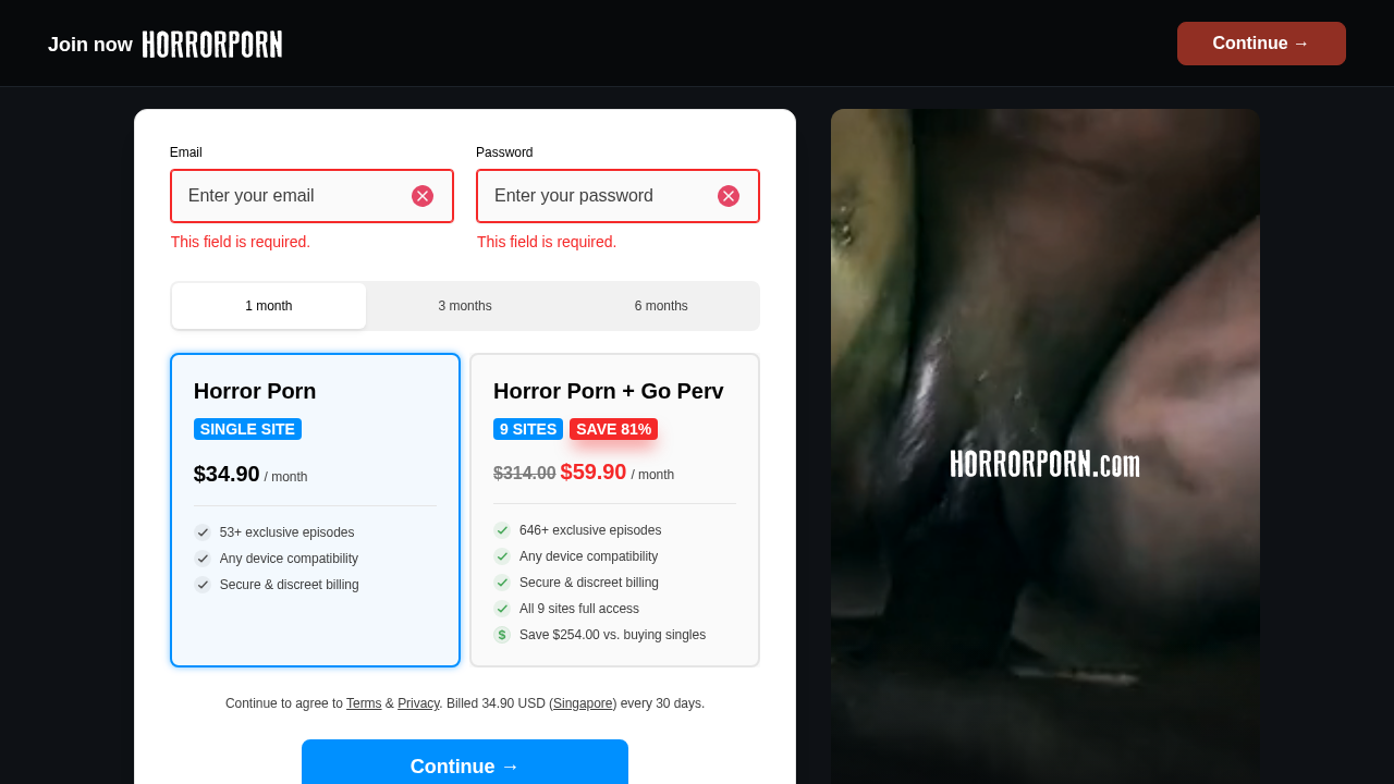 Horror Porn screenshot