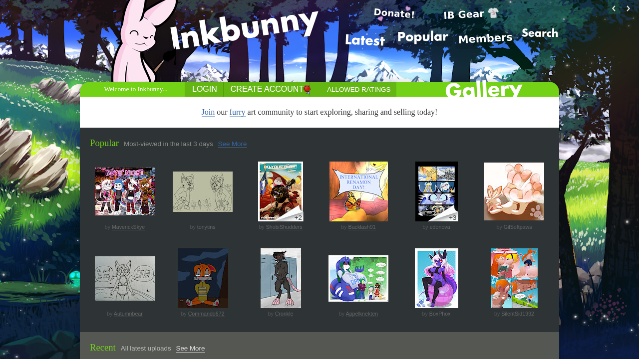 InkBunny screenshot