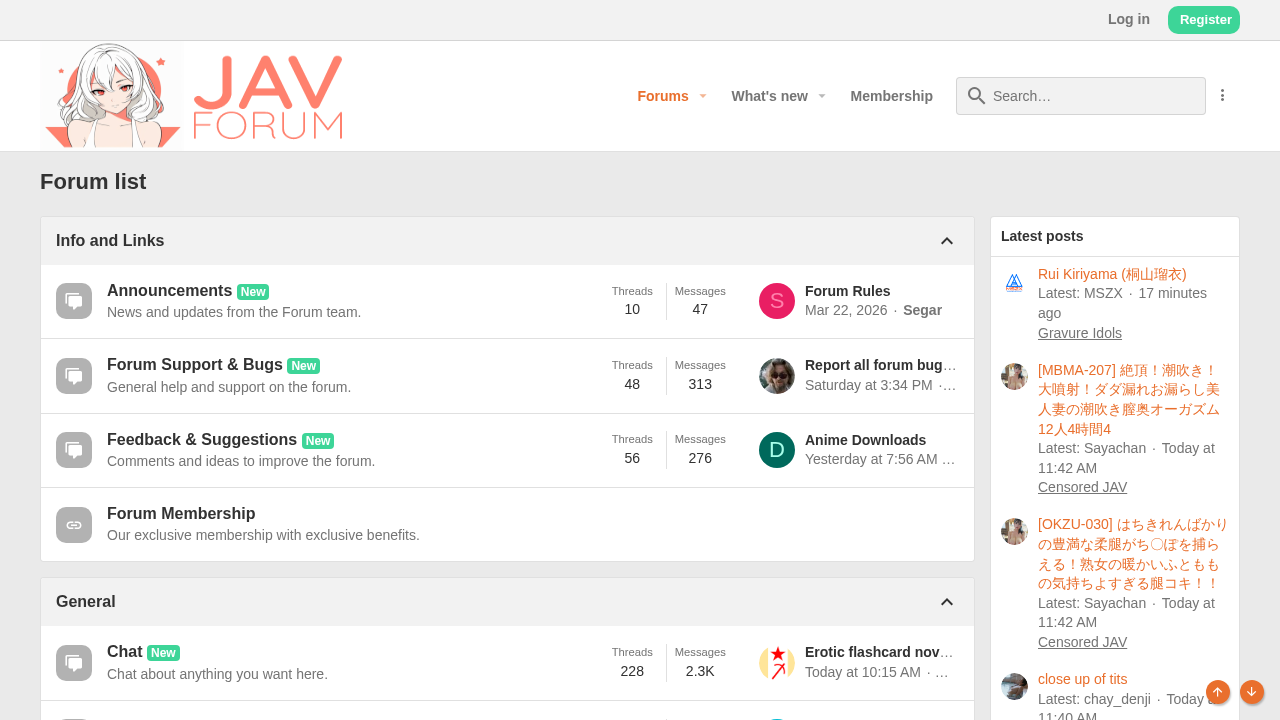 JAV Forum screenshot