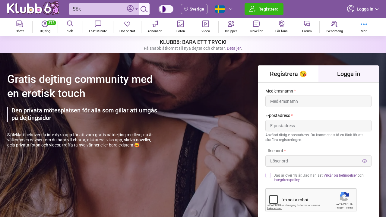 Klubb6 screenshot