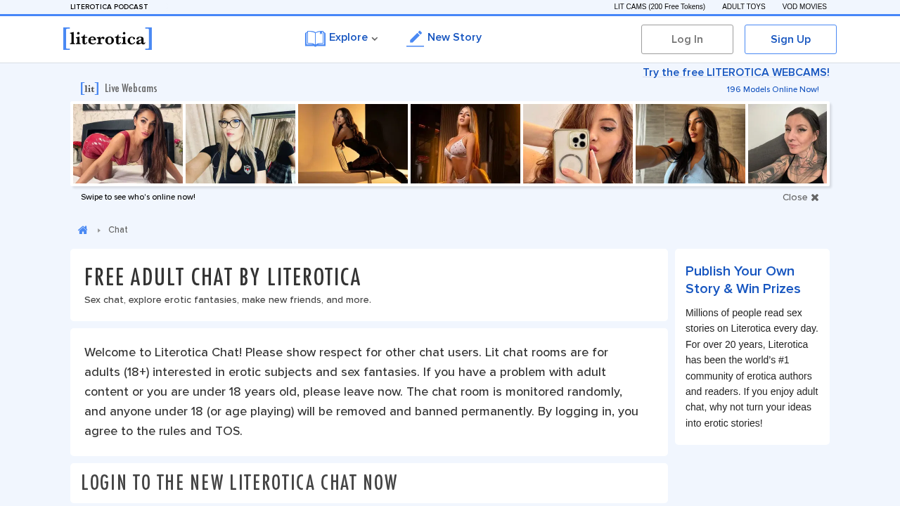 Literotica Chat screenshot