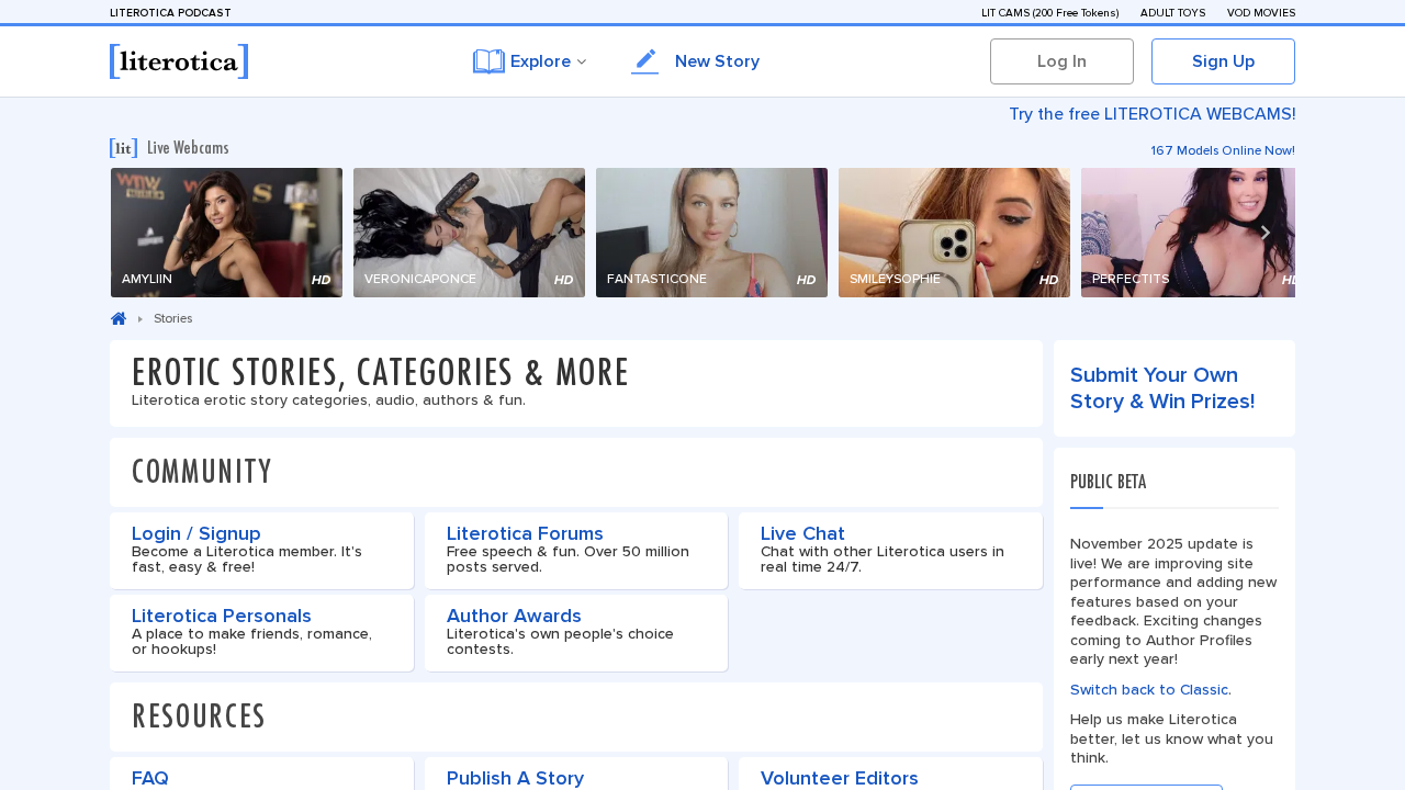 Literotica screenshot