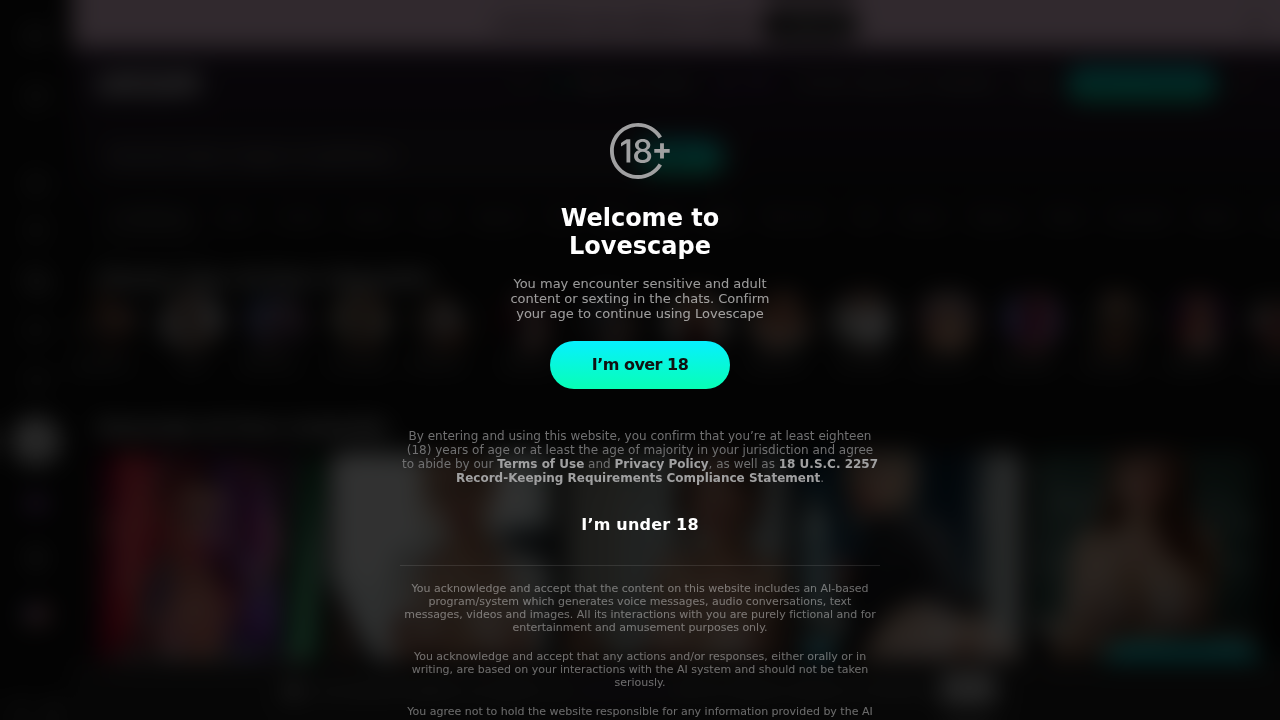 Lovescape screenshot