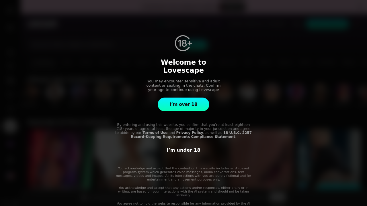 Lovescape screenshot