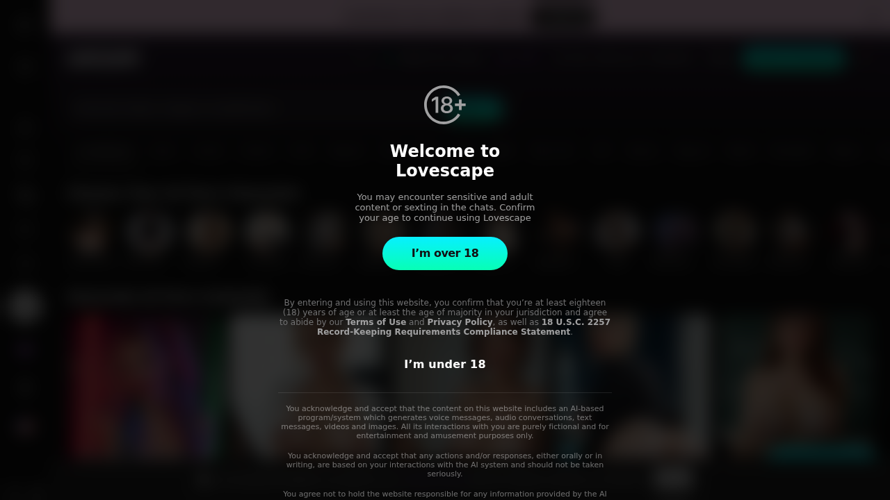 Lovescape screenshot