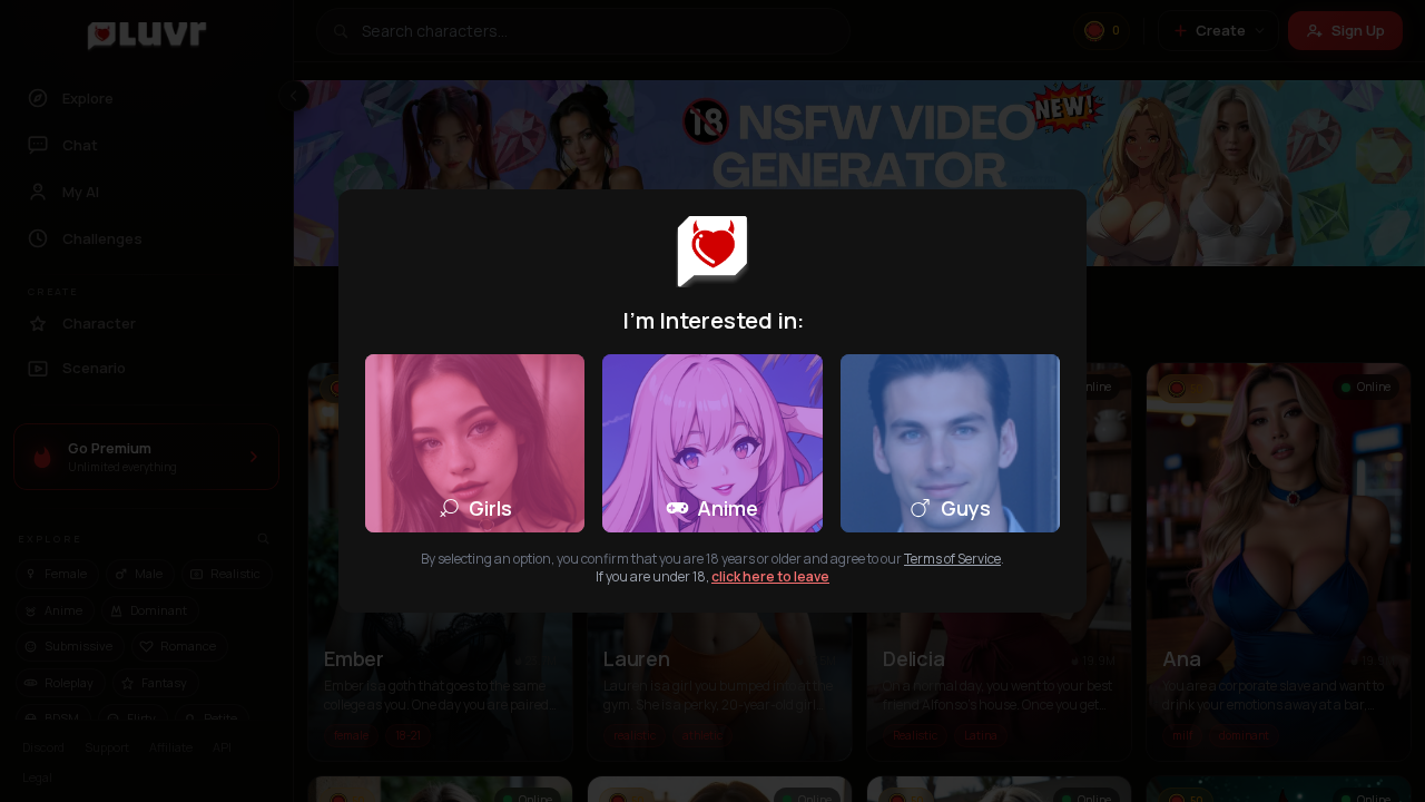 Luvr AI screenshot
