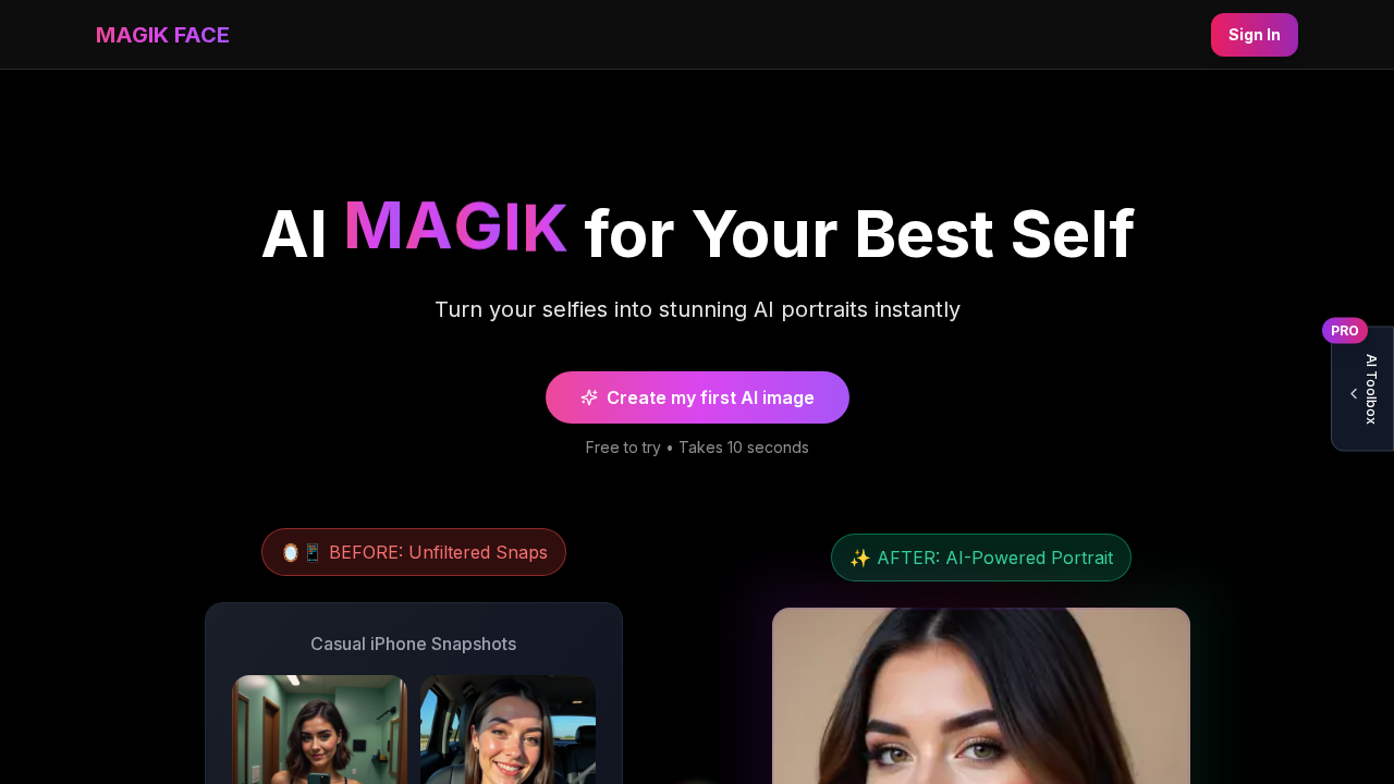 MagikFace screenshot