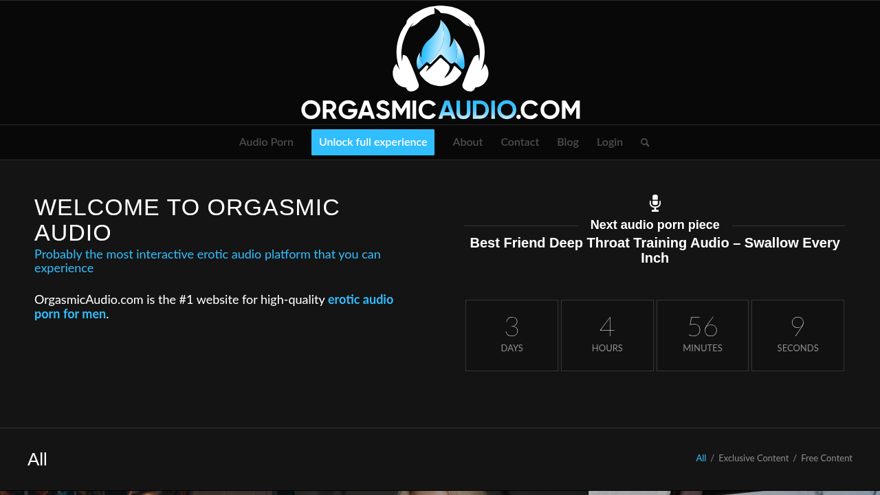 Orgasmic Audio screenshot