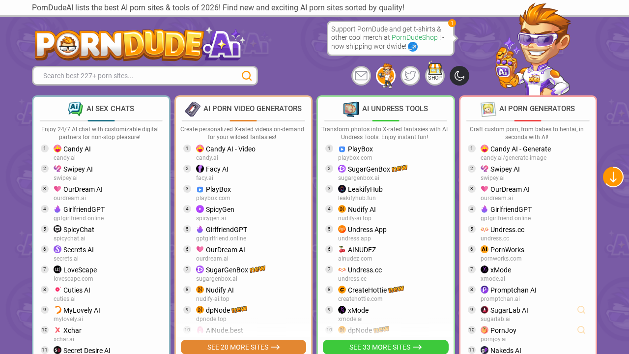 PornDude AI screenshot