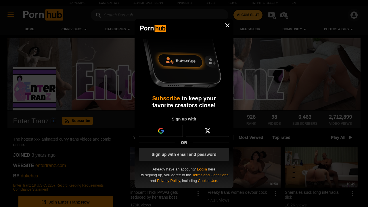 PornHub Cartoon screenshot