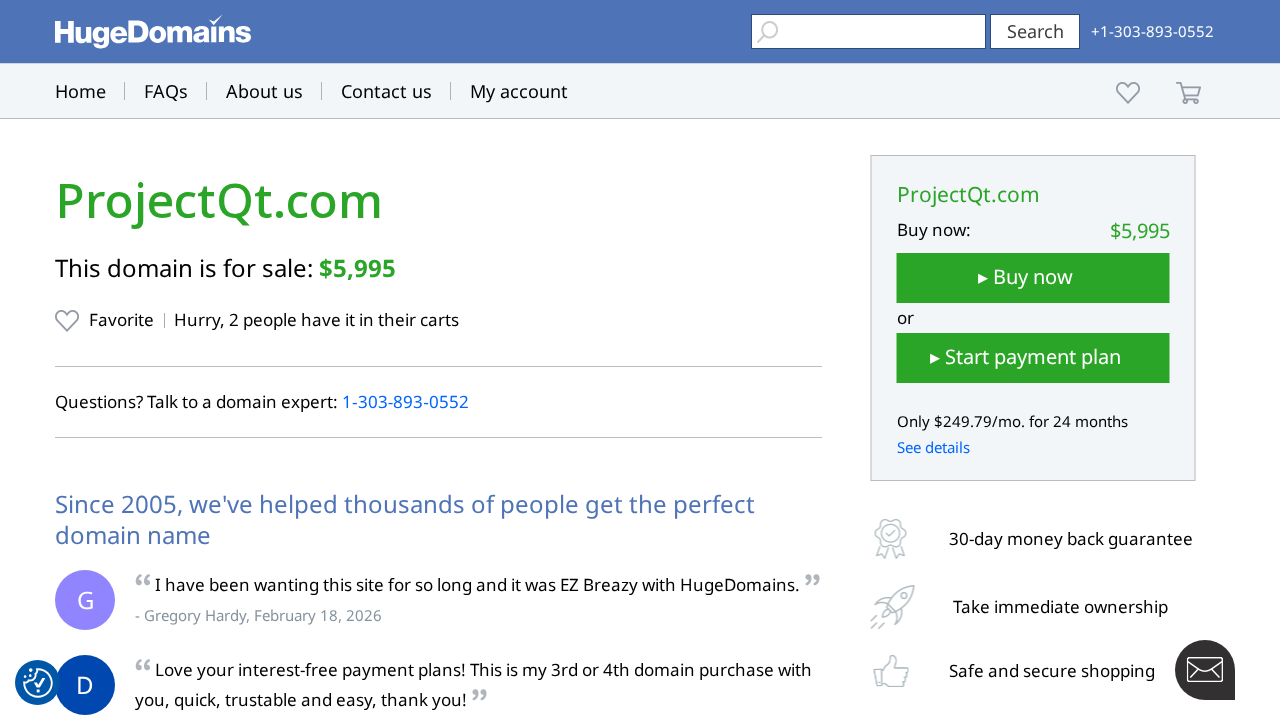 Project QT screenshot