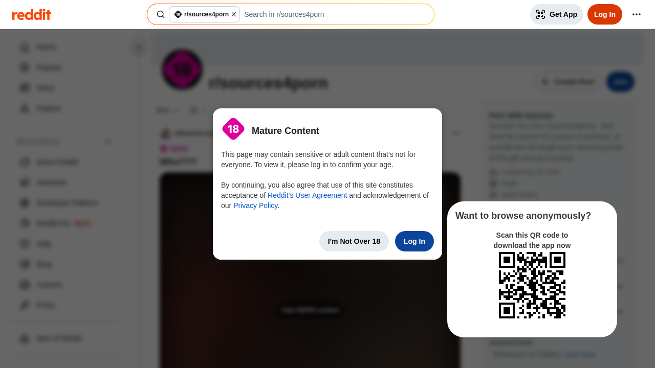 Reddit Sources4Porn screenshot