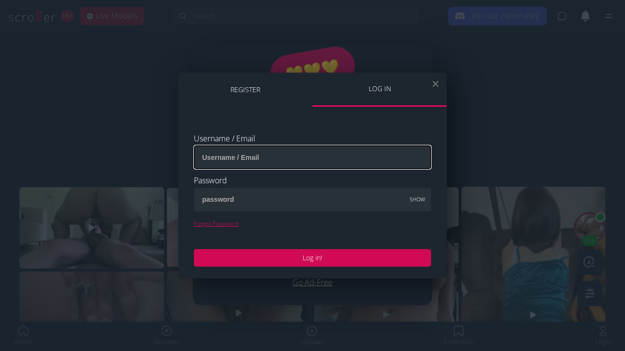 Scrolller Creampie screenshot