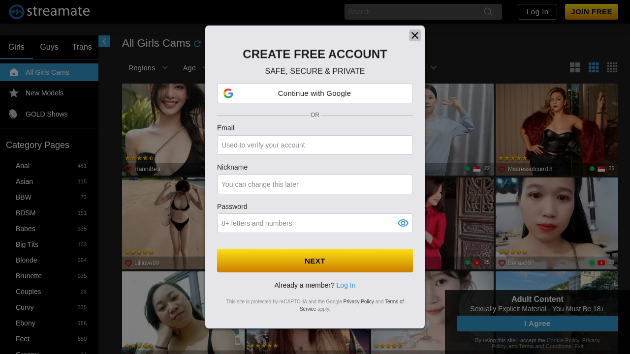 Streamate screenshot