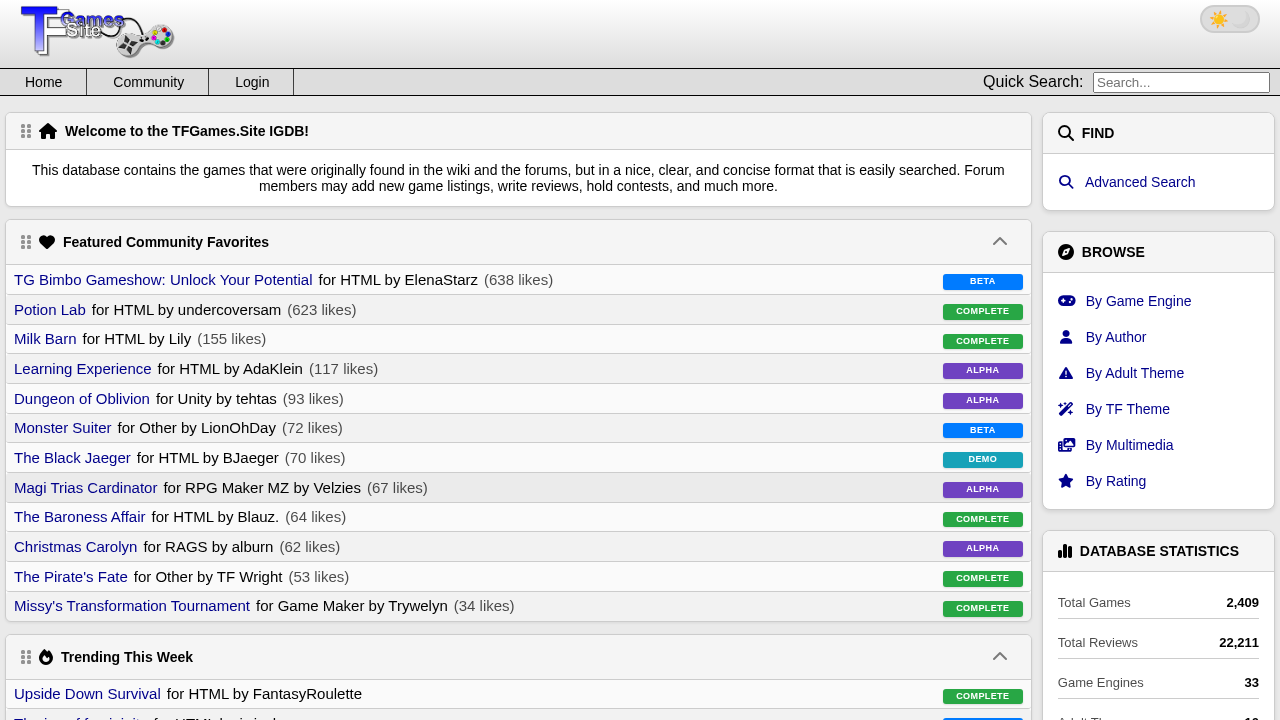 TFGames screenshot