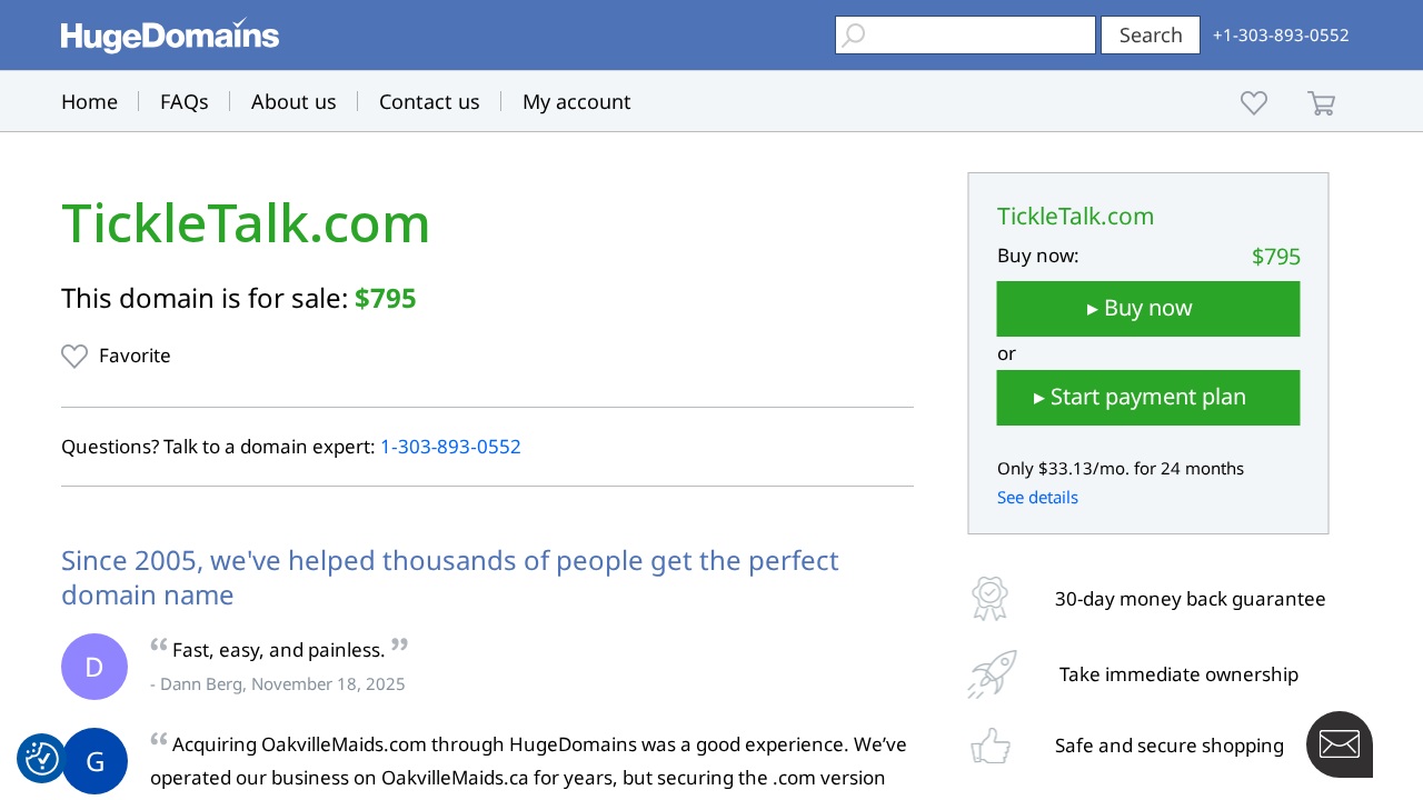 Tickle Talk screenshot