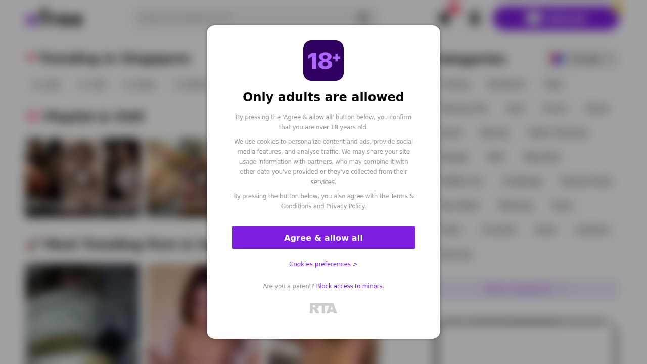 xfree.com screenshot