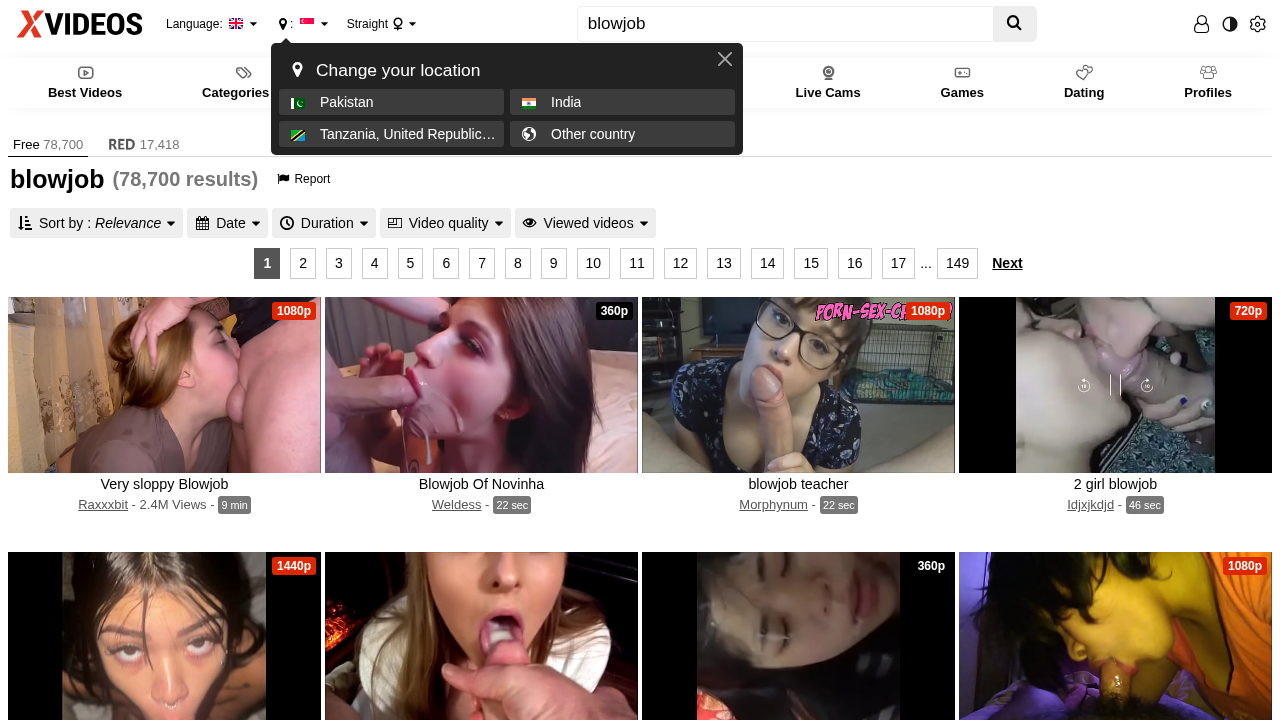 XVideos Blowjob screenshot