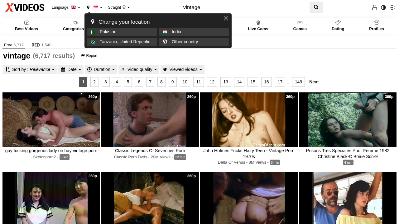 XVideos Vintage screenshot